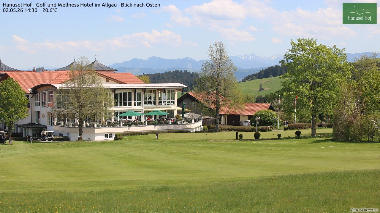 Archiv Foto Webcam Hanusel Hof - Golf und Wellness Hotel - Allgäu
