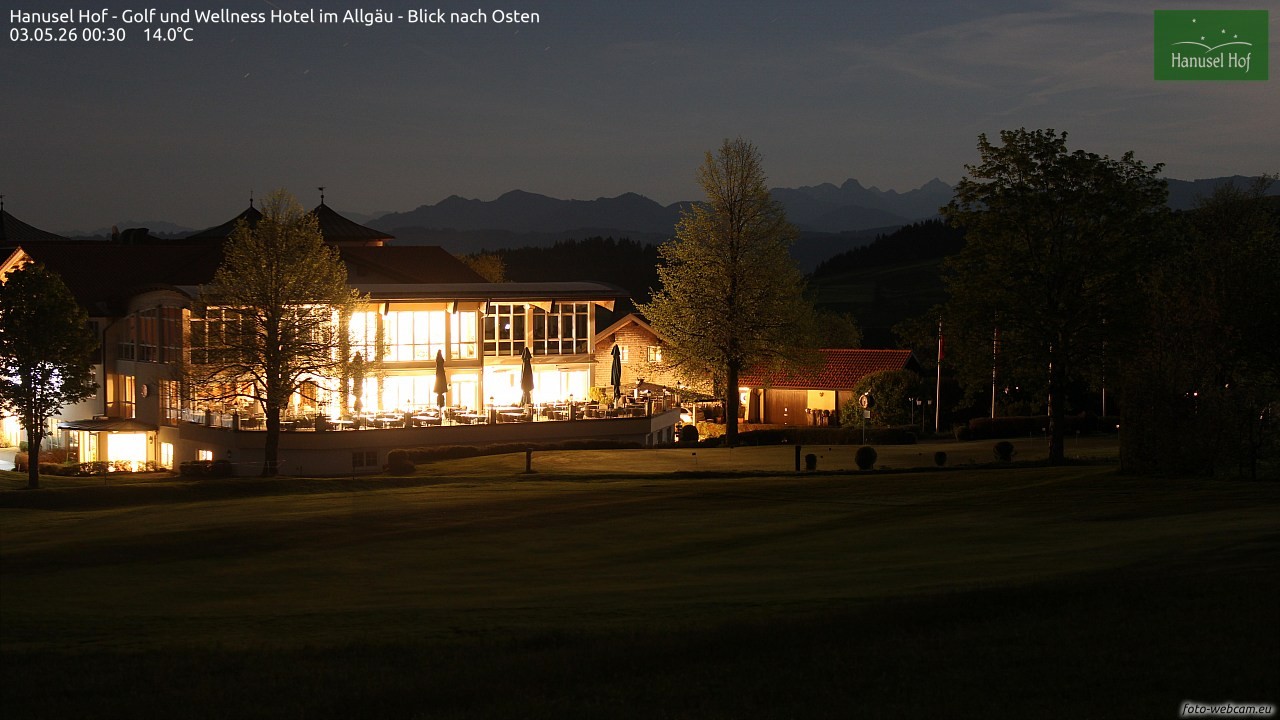 Archiv Foto Webcam Hanusel Hof - Golf und Wellness Hotel - Allgäu