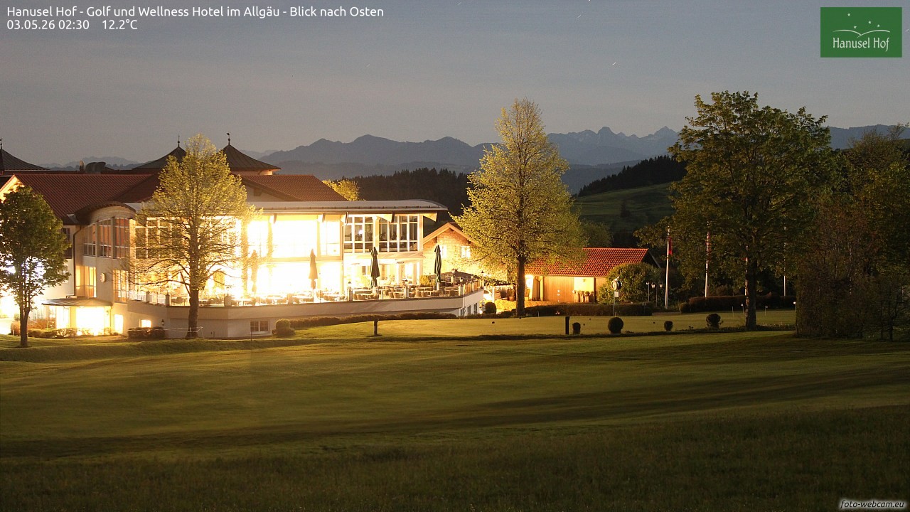 Archiv Foto Webcam Hanusel Hof - Golf und Wellness Hotel - Allgäu