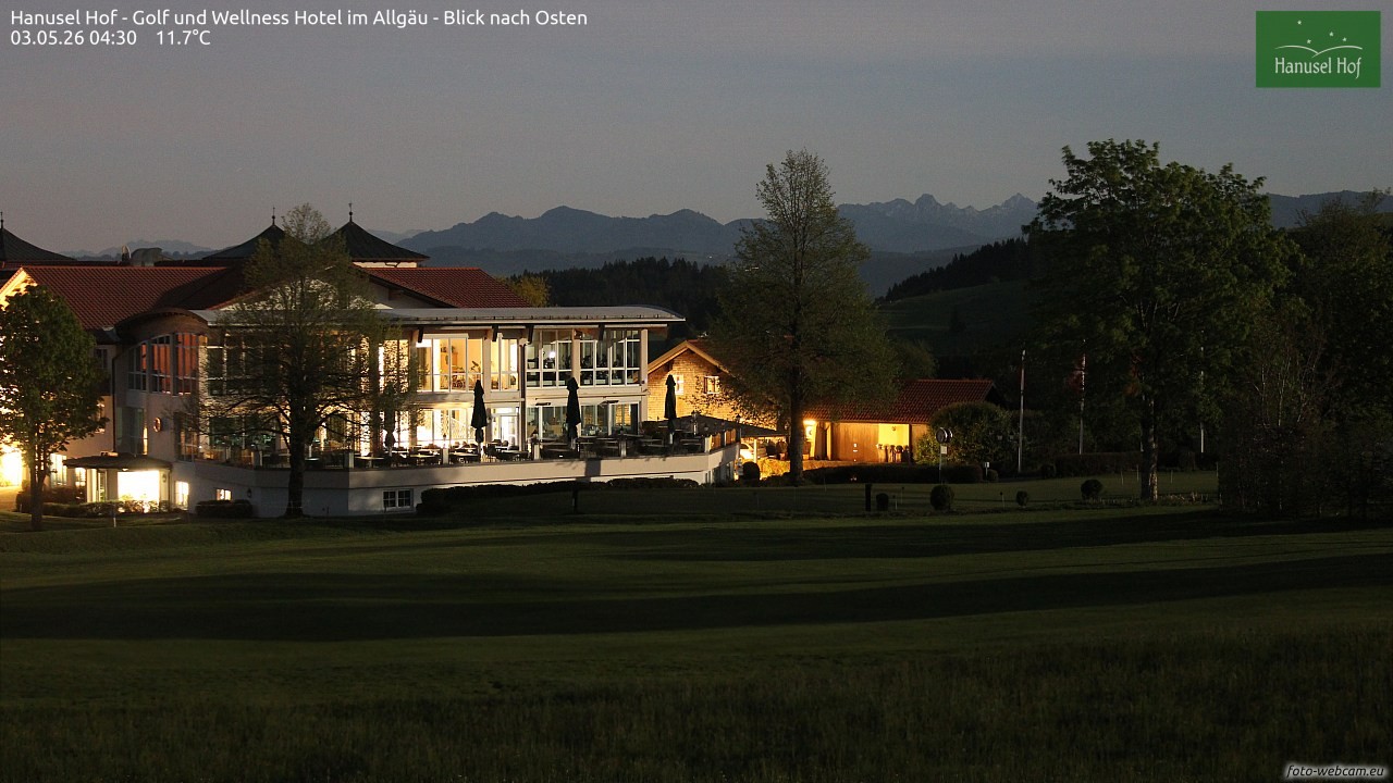 Archiv Foto Webcam Hanusel Hof - Golf und Wellness Hotel - Allgäu