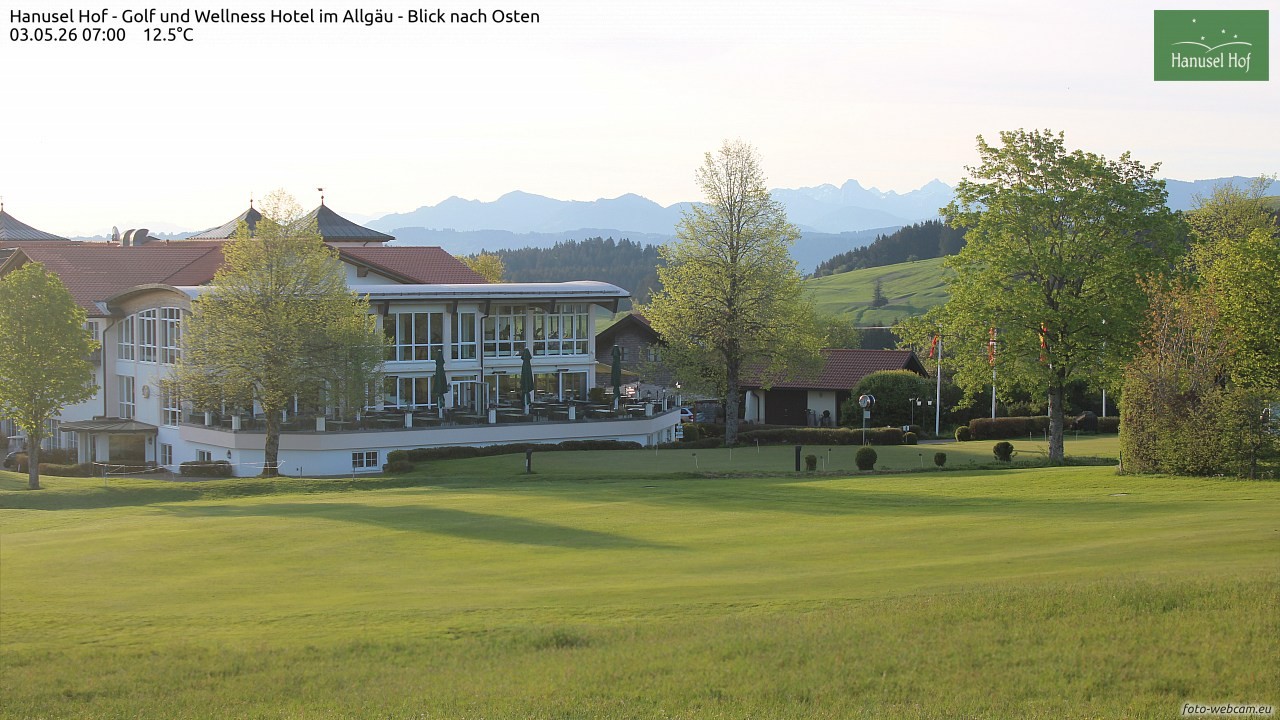 Archiv Foto Webcam Hanusel Hof - Golf und Wellness Hotel - Allgäu