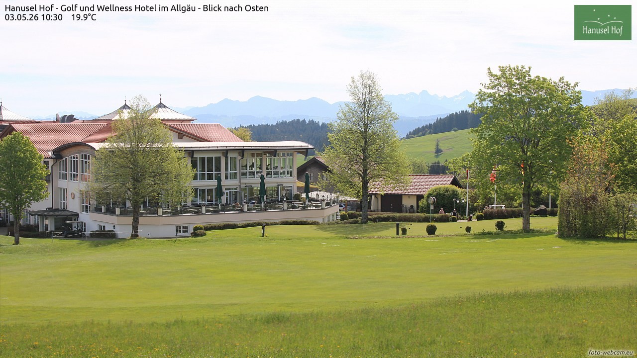 Archiv Foto Webcam Hanusel Hof - Golf und Wellness Hotel - Allgäu
