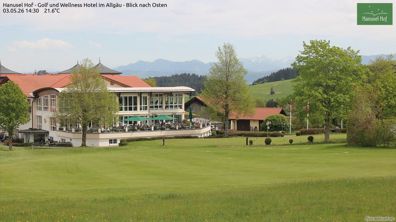 Archiv Foto Webcam Hanusel Hof - Golf und Wellness Hotel - Allgäu