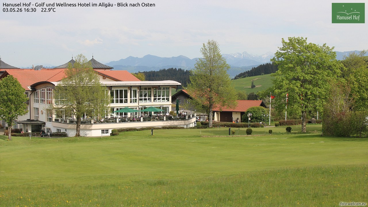 Archiv Foto Webcam Hanusel Hof - Golf und Wellness Hotel - Allgäu