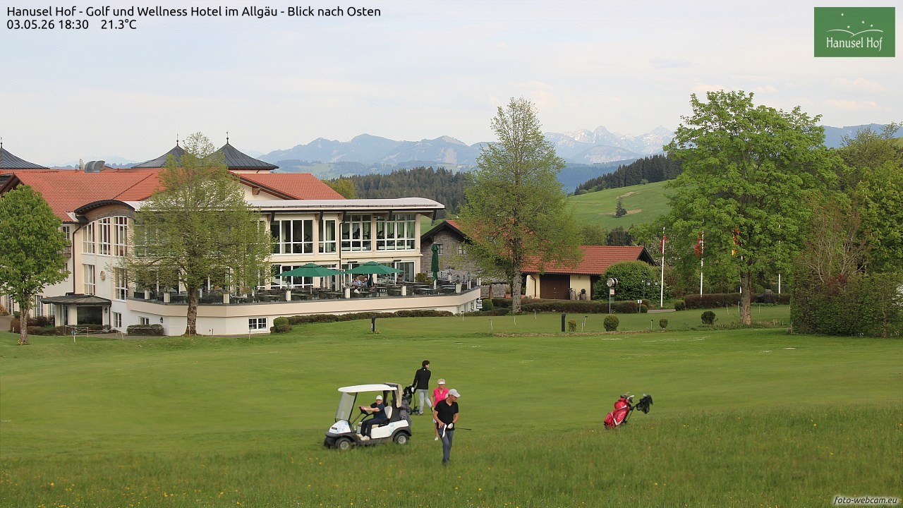 Archiv Foto Webcam Hanusel Hof - Golf und Wellness Hotel - Allgäu