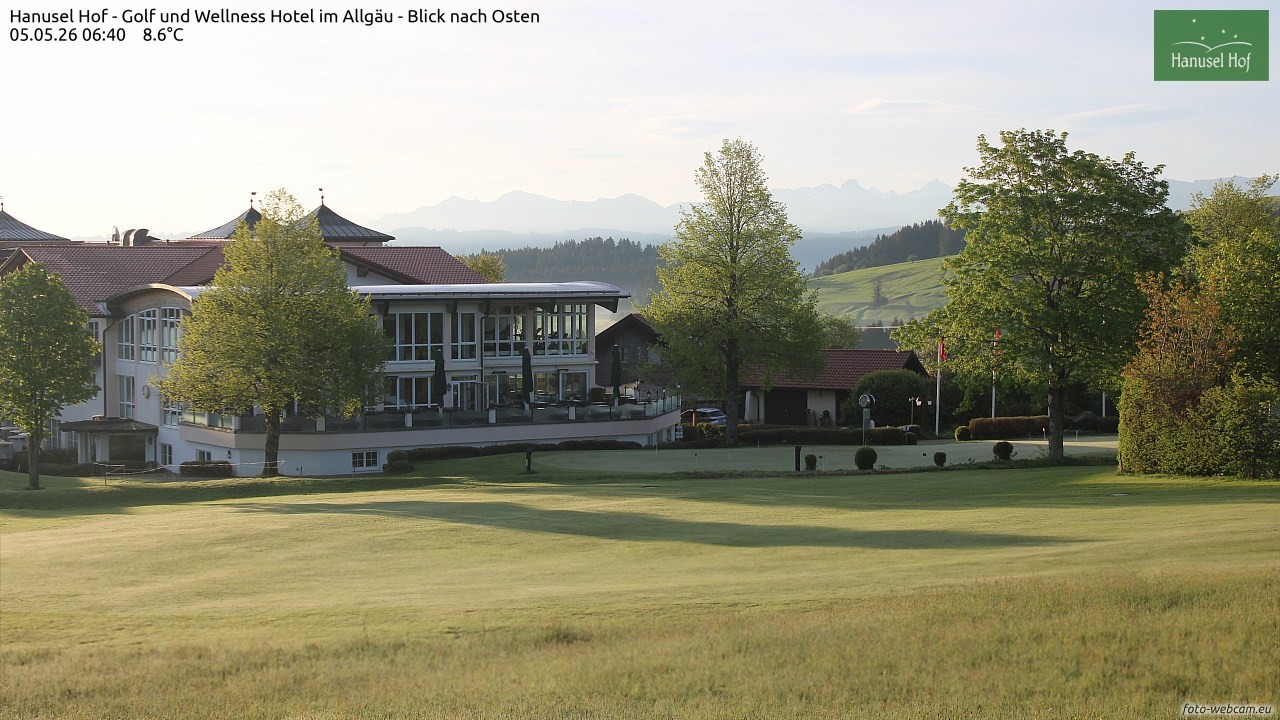 Archiv Foto Webcam Hanusel Hof - Golf und Wellness Hotel - Allgäu