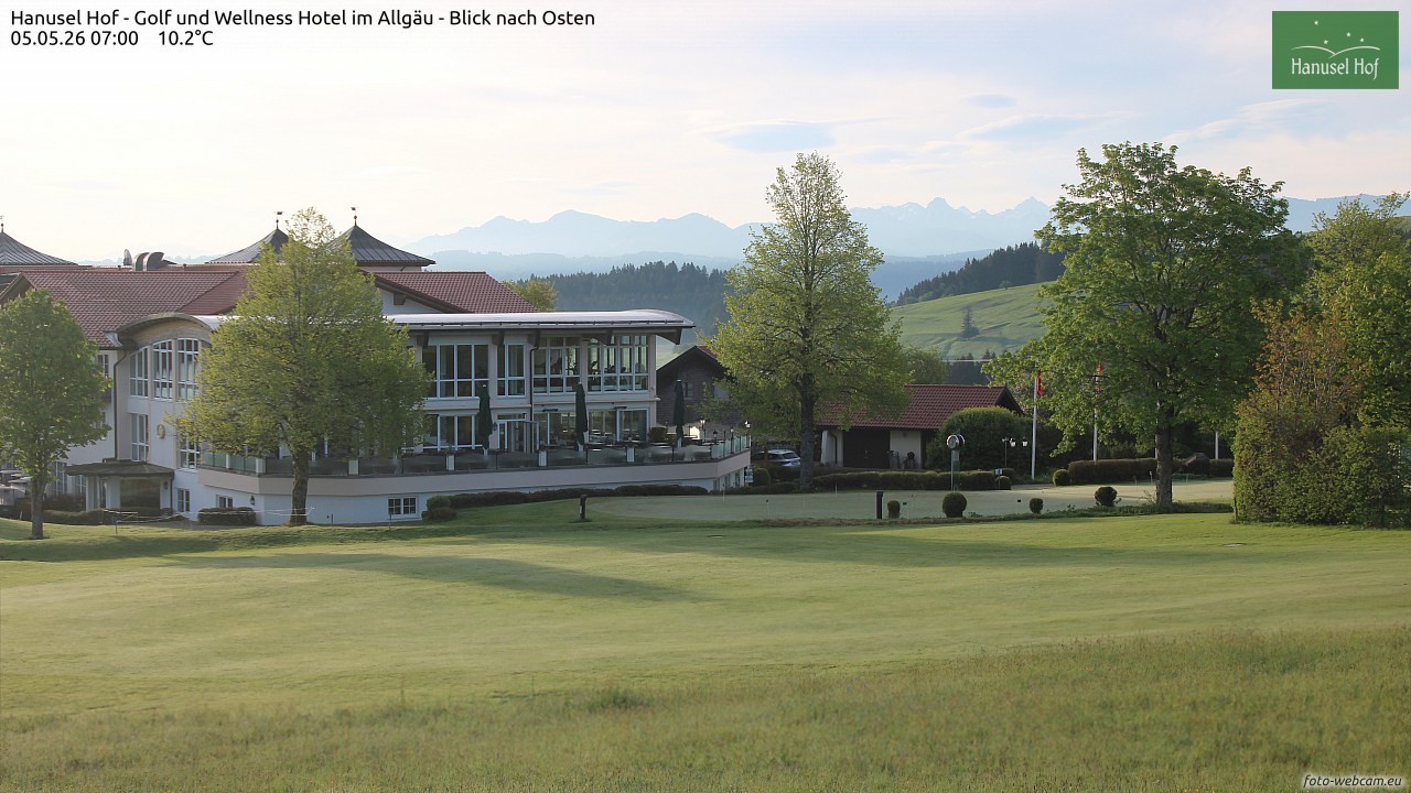 Archiv Foto Webcam Hanusel Hof - Golf und Wellness Hotel - Allgäu