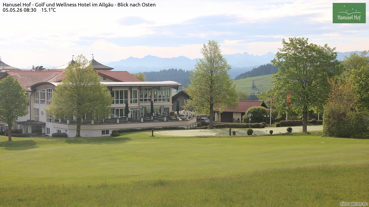 Archiv Foto Webcam Hanusel Hof - Golf und Wellness Hotel - Allgäu