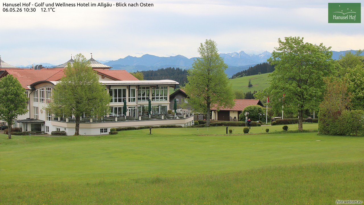 Archiv Foto Webcam Hanusel Hof - Golf und Wellness Hotel - Allgäu