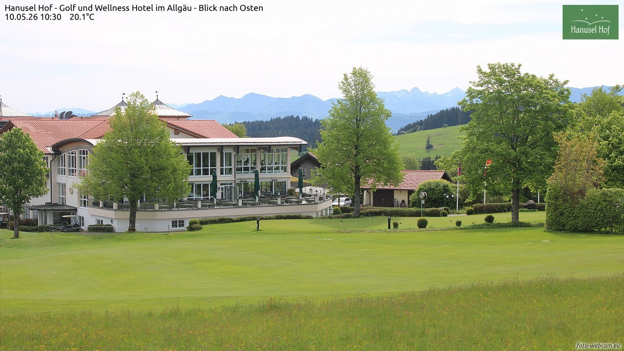 Archiv Foto Webcam Hanusel Hof - Golf und Wellness Hotel - Allgäu