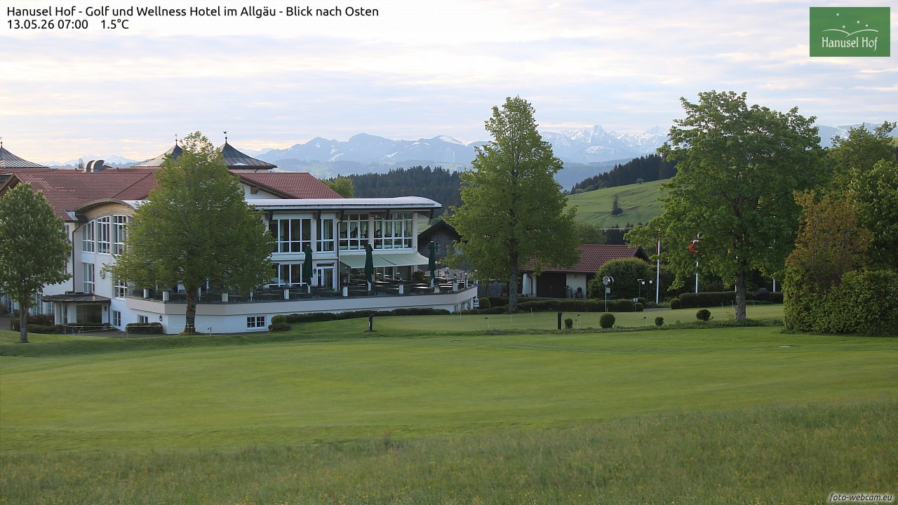 Archiv Foto Webcam Hanusel Hof - Golf und Wellness Hotel - Allgäu