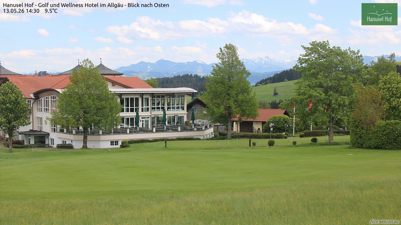 Archiv Foto Webcam Hanusel Hof - Golf und Wellness Hotel - Allgäu