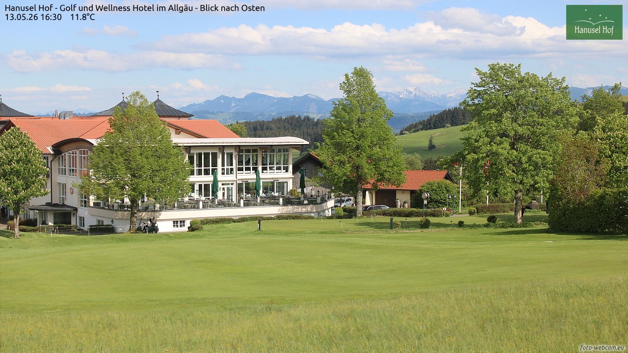 Archiv Foto Webcam Hanusel Hof - Golf und Wellness Hotel - Allgäu