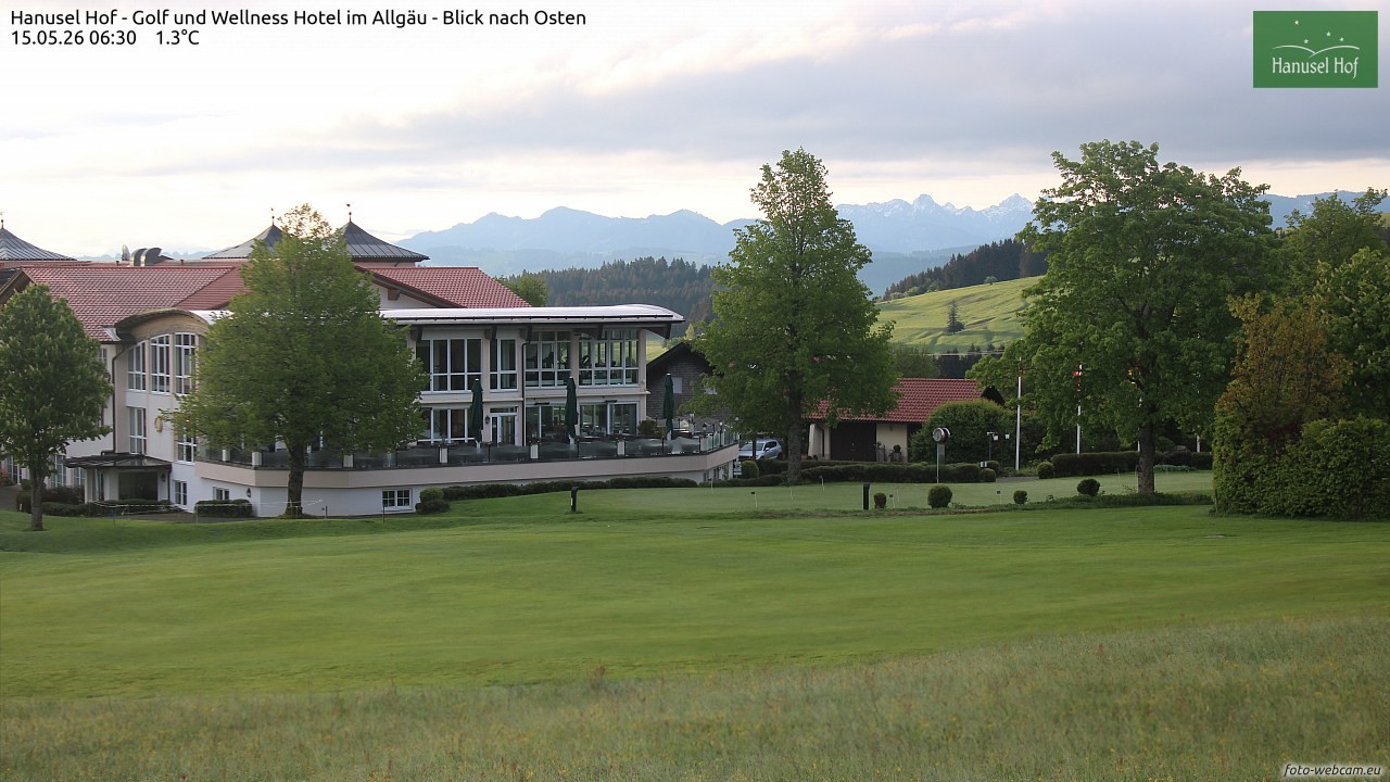 Archiv Foto Webcam Hanusel Hof - Golf und Wellness Hotel - Allgäu
