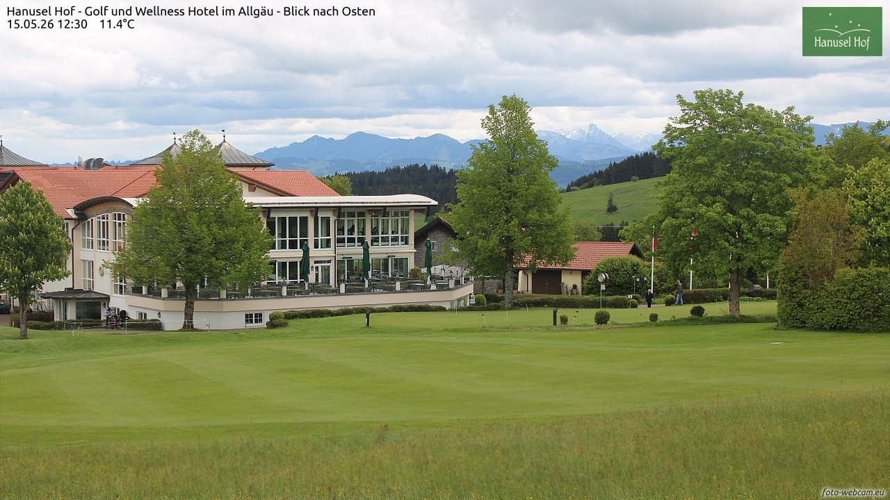 Archiv Foto Webcam Hanusel Hof - Golf und Wellness Hotel - Allgäu