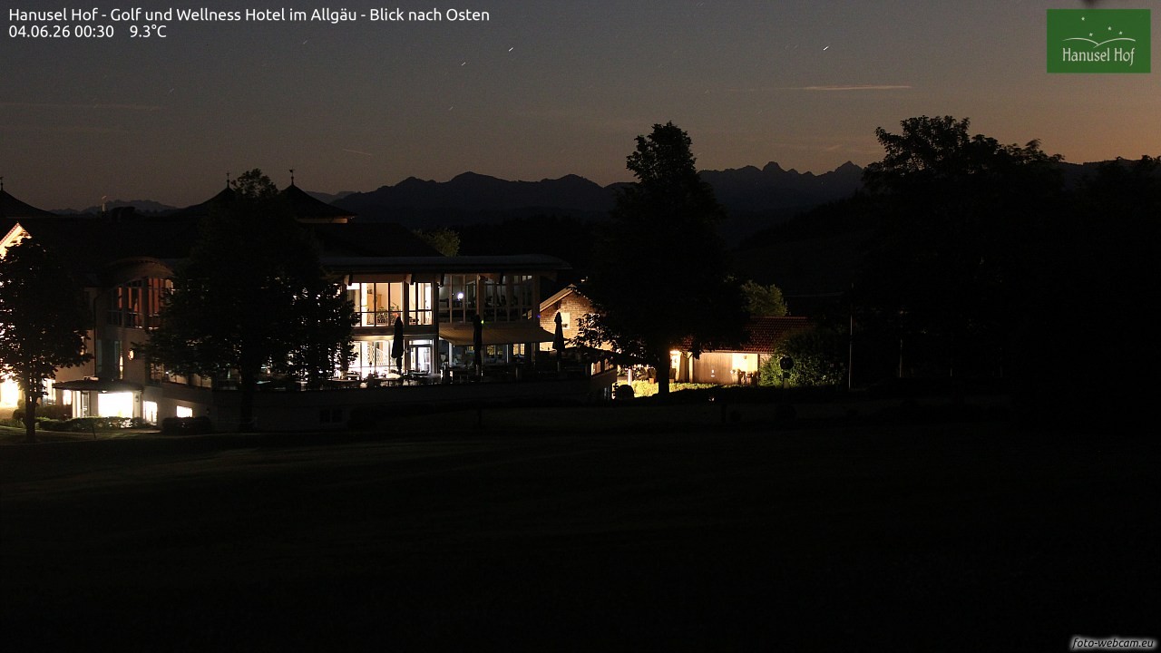 Archiv Foto Webcam Hanusel Hof - Golf und Wellness Hotel - Allgäu