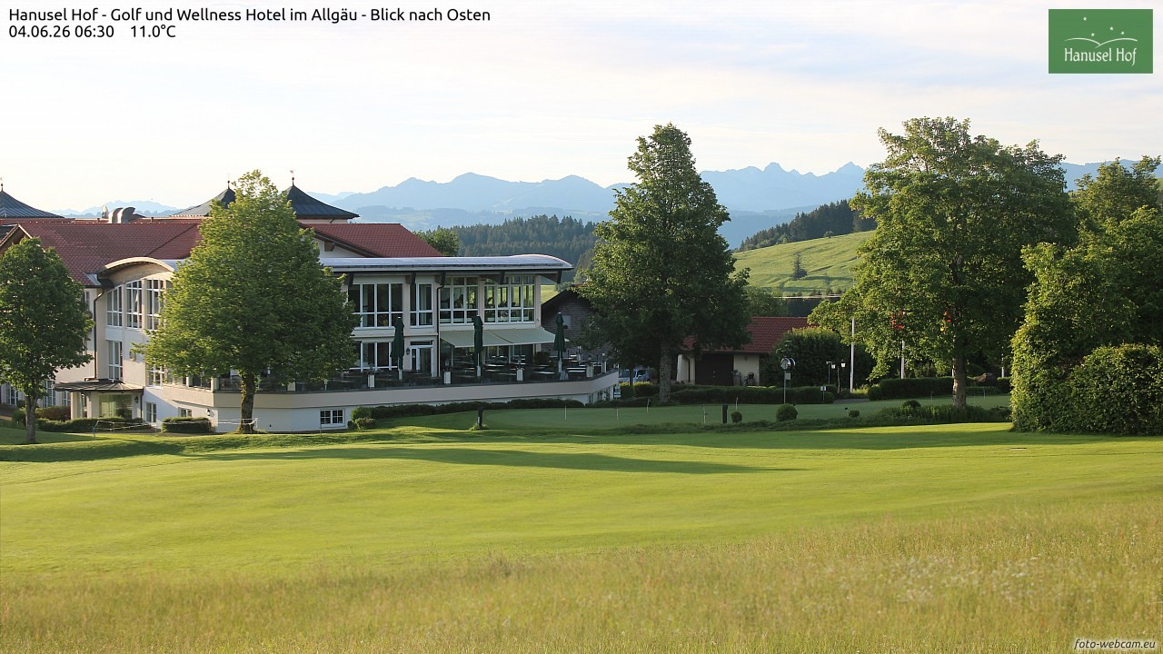 Archiv Foto Webcam Hanusel Hof - Golf und Wellness Hotel - Allgäu
