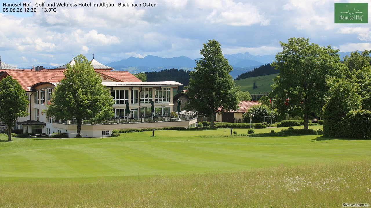 Archiv Foto Webcam Hanusel Hof - Golf und Wellness Hotel - Allgäu