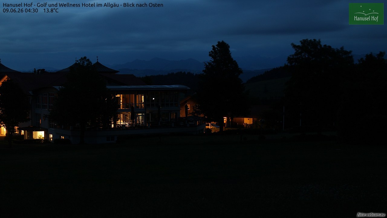 Archiv Foto Webcam Hanusel Hof - Golf und Wellness Hotel - Allgäu