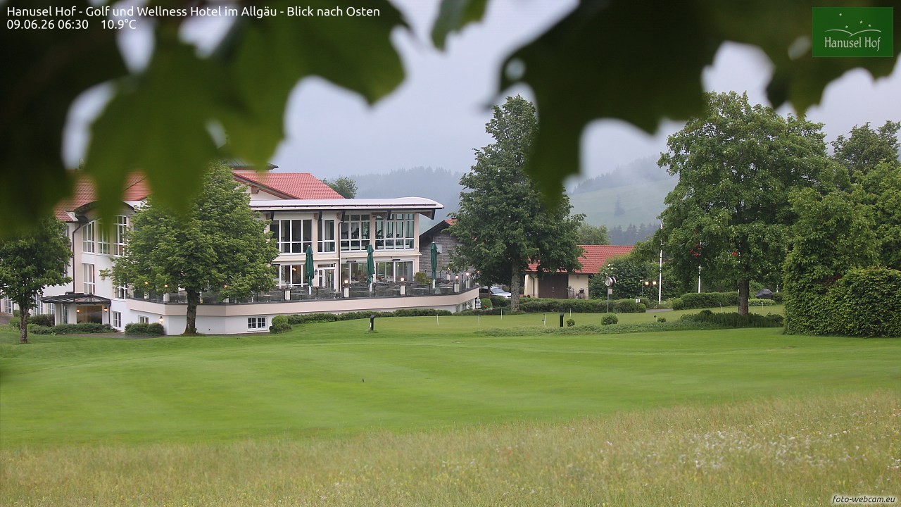 Archiv Foto Webcam Hanusel Hof - Golf und Wellness Hotel - Allgäu