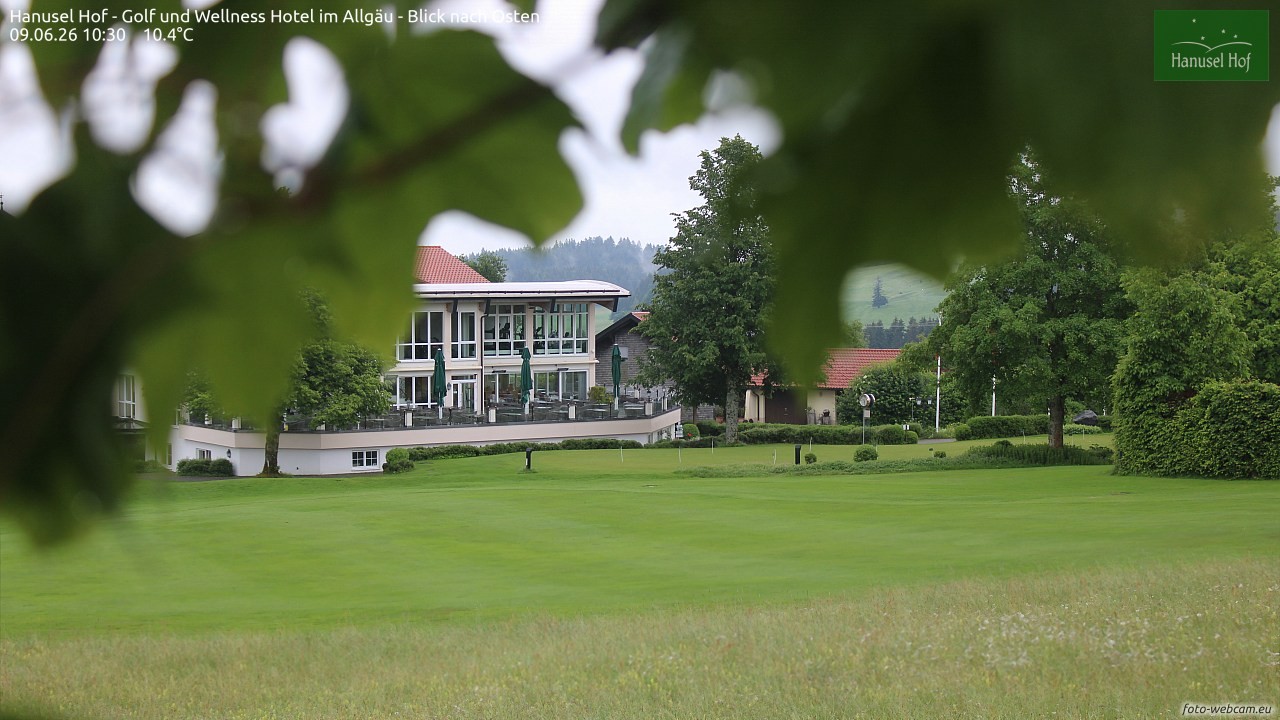 Archiv Foto Webcam Hanusel Hof - Golf und Wellness Hotel - Allgäu