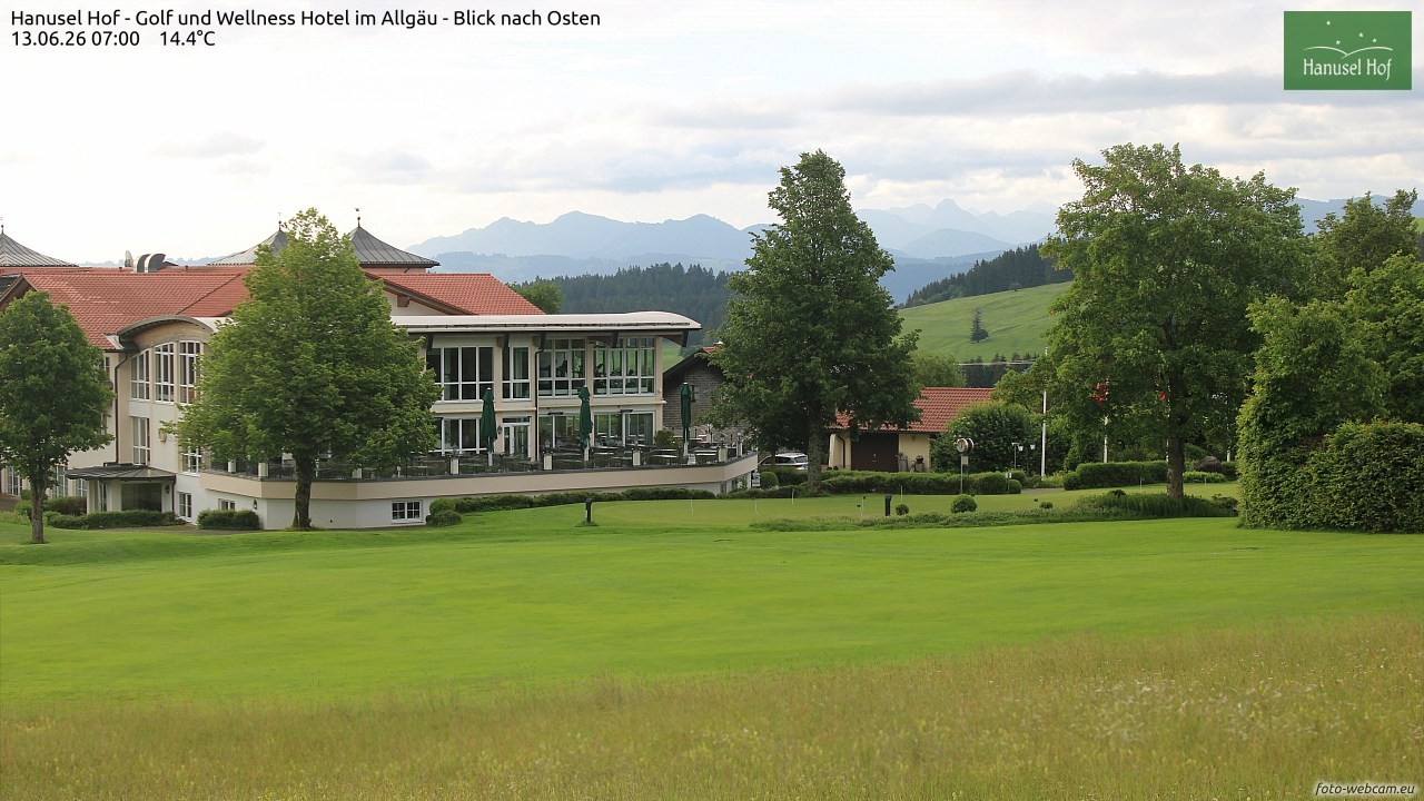 Archiv Foto Webcam Hanusel Hof - Golf und Wellness Hotel - Allgäu