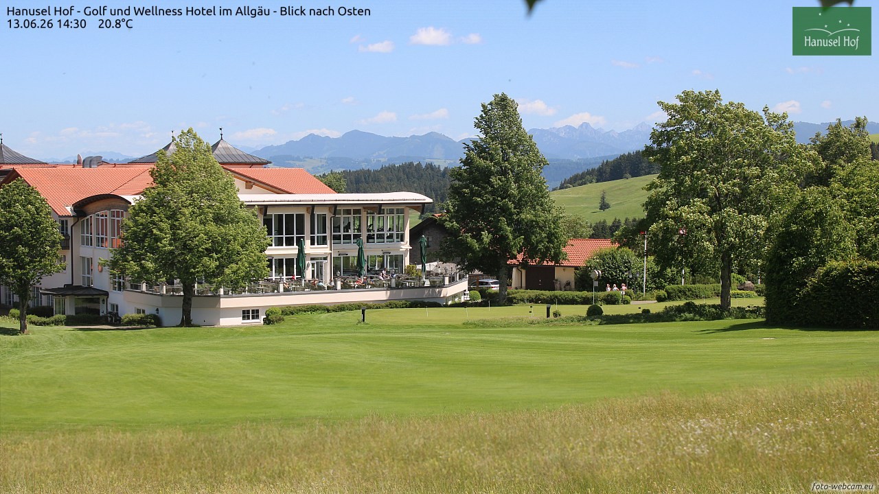 Archiv Foto Webcam Hanusel Hof - Golf und Wellness Hotel - Allgäu