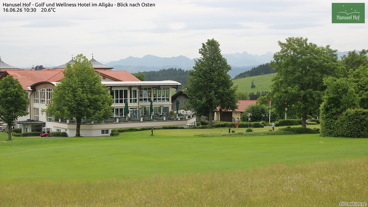 Archiv Foto Webcam Hanusel Hof - Golf und Wellness Hotel - Allgäu