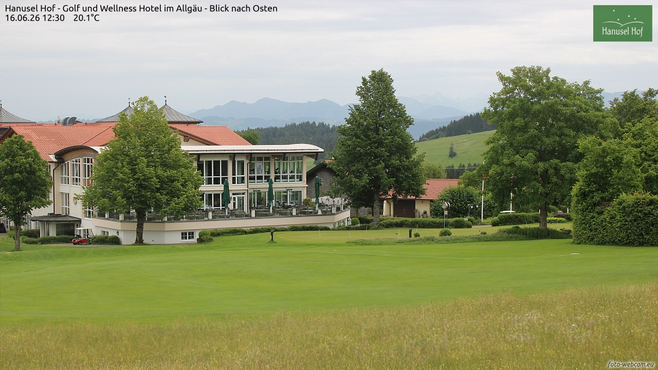 Archiv Foto Webcam Hanusel Hof - Golf und Wellness Hotel - Allgäu
