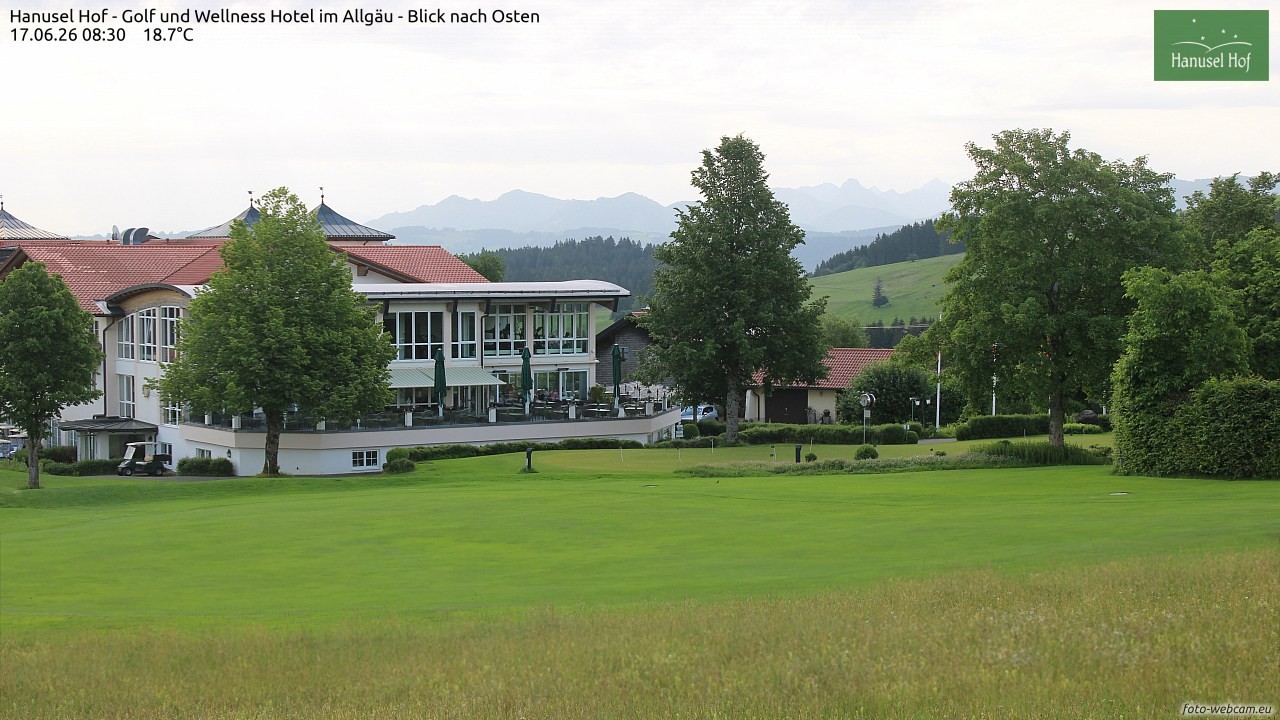 Archiv Foto Webcam Hanusel Hof - Golf und Wellness Hotel - Allgäu