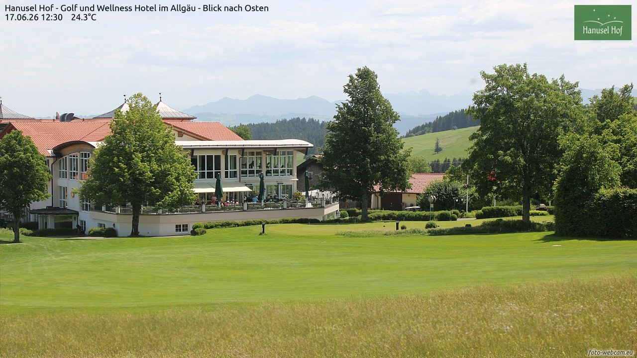Archiv Foto Webcam Hanusel Hof - Golf und Wellness Hotel - Allgäu
