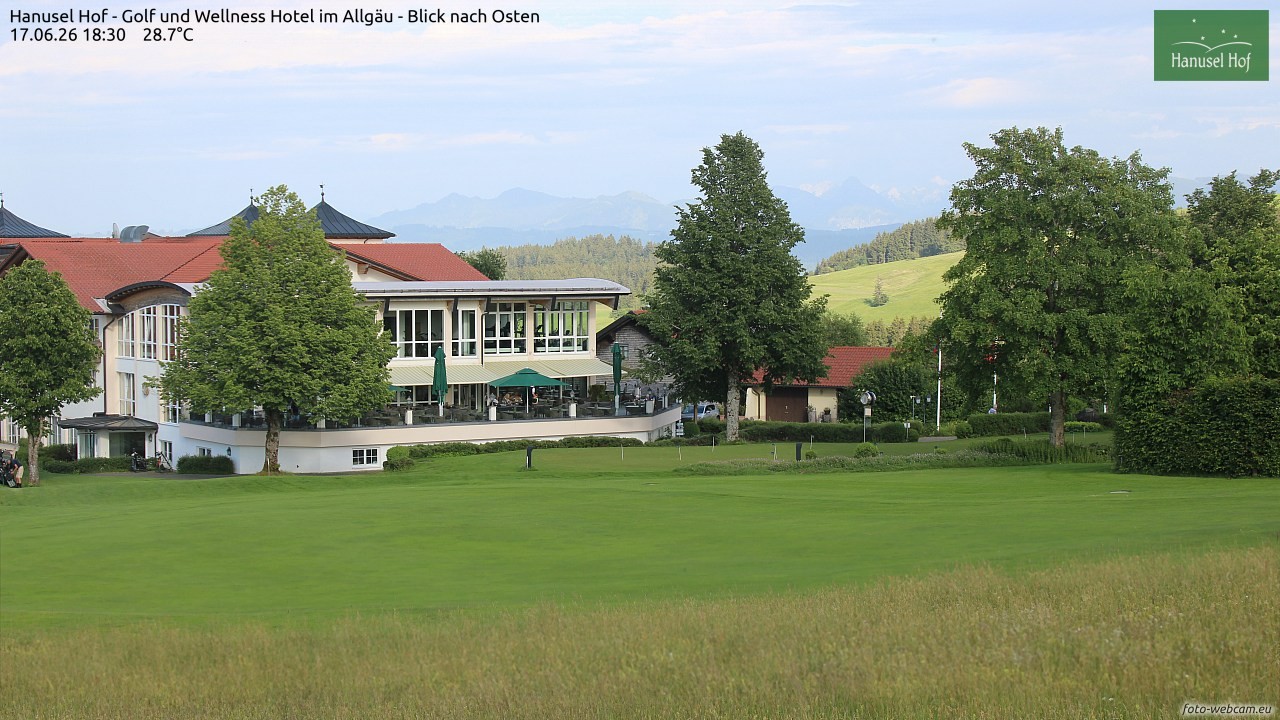 Archiv Foto Webcam Hanusel Hof - Golf und Wellness Hotel - Allgäu