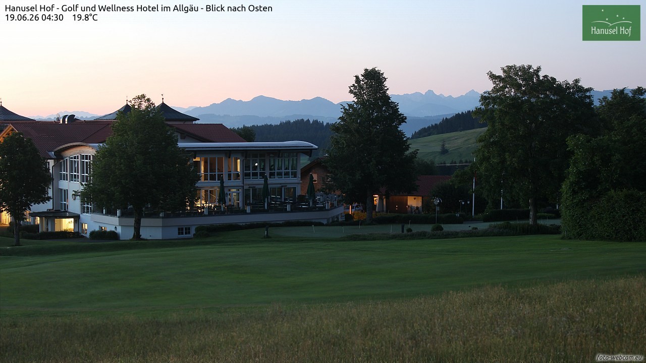 Archiv Foto Webcam Hanusel Hof - Golf und Wellness Hotel - Allgäu