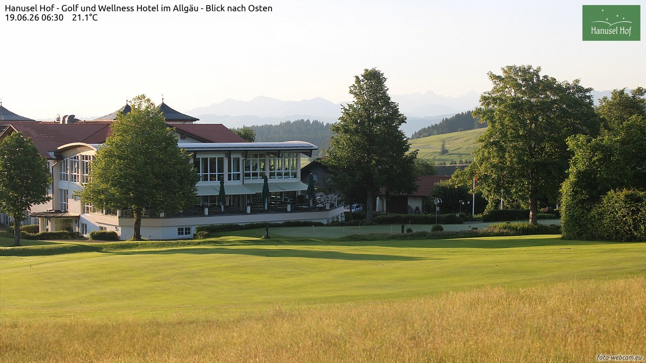Archiv Foto Webcam Hanusel Hof - Golf und Wellness Hotel - Allgäu