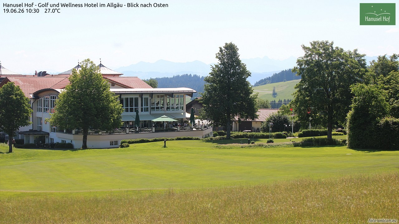 Archiv Foto Webcam Hanusel Hof - Golf und Wellness Hotel - Allgäu