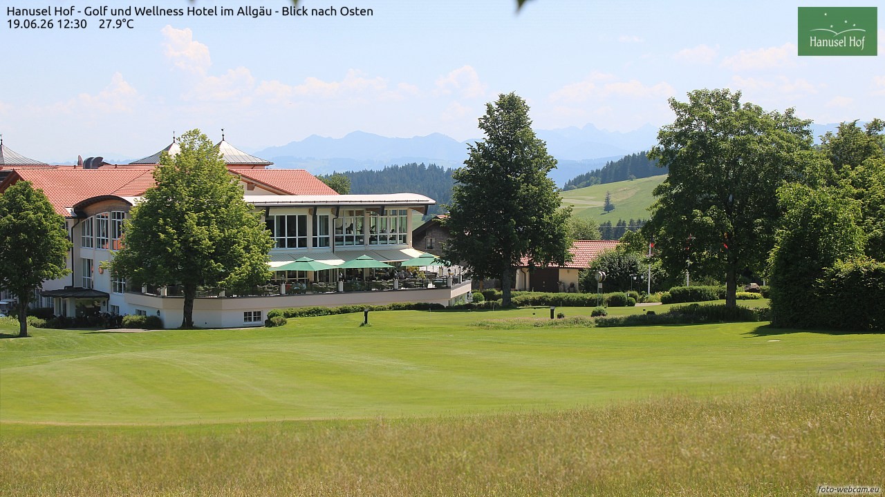 Archiv Foto Webcam Hanusel Hof - Golf und Wellness Hotel - Allgäu
