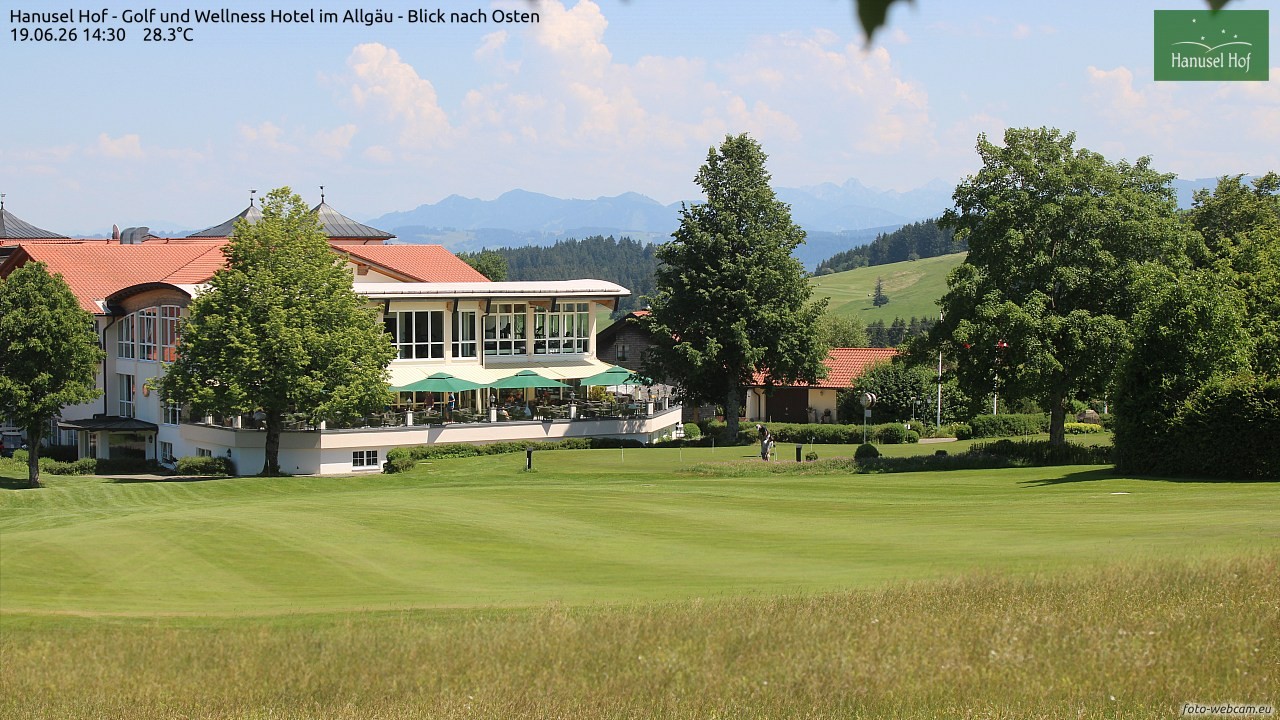 Archiv Foto Webcam Hanusel Hof - Golf und Wellness Hotel - Allgäu