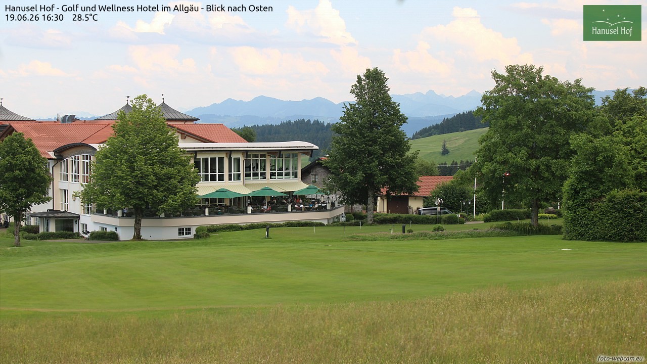 Archiv Foto Webcam Hanusel Hof - Golf und Wellness Hotel - Allgäu