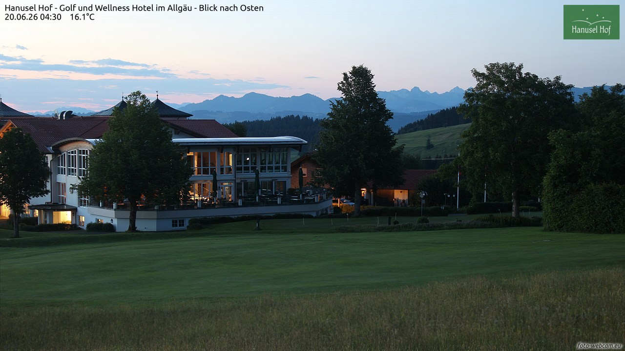 Archiv Foto Webcam Hanusel Hof - Golf und Wellness Hotel - Allgäu