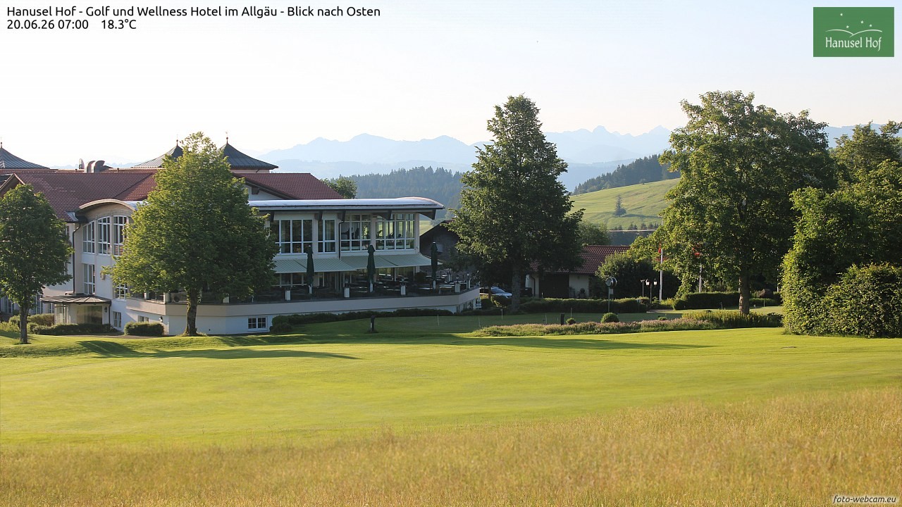Archiv Foto Webcam Hanusel Hof - Golf und Wellness Hotel - Allgäu
