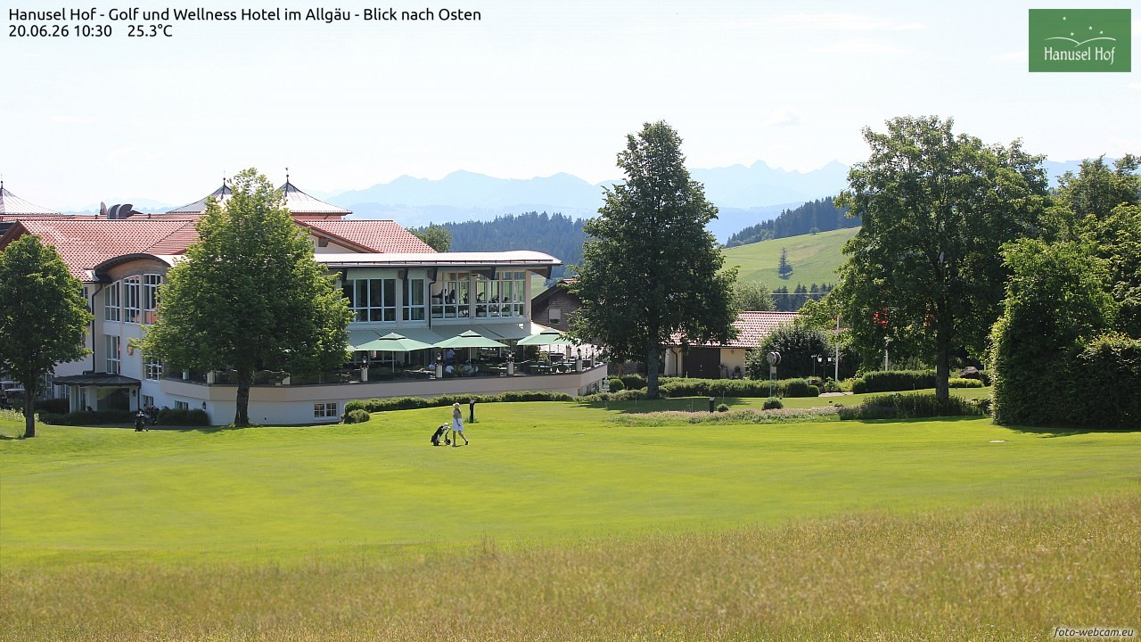 Archiv Foto Webcam Hanusel Hof - Golf und Wellness Hotel - Allgäu