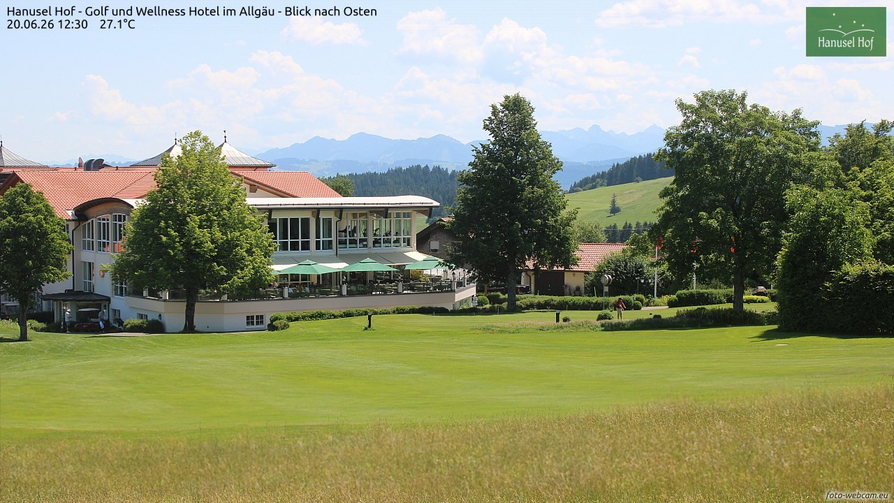 Archiv Foto Webcam Hanusel Hof - Golf und Wellness Hotel - Allgäu