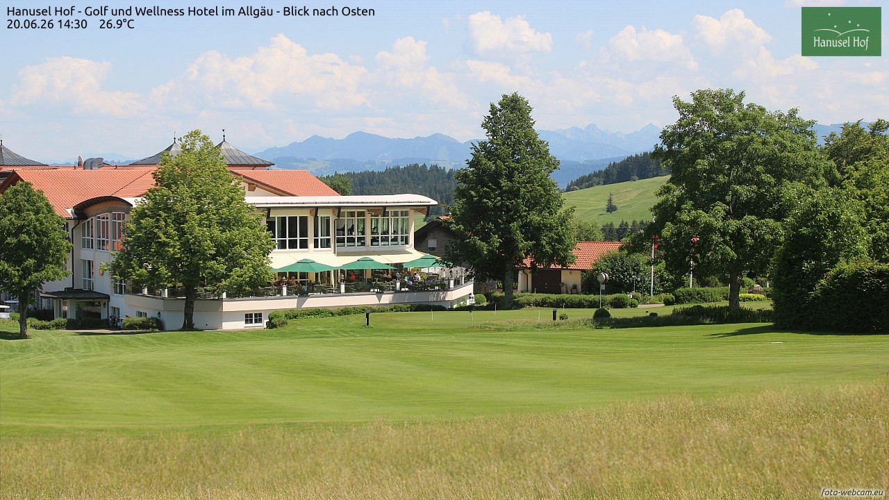 Archiv Foto Webcam Hanusel Hof - Golf und Wellness Hotel - Allgäu