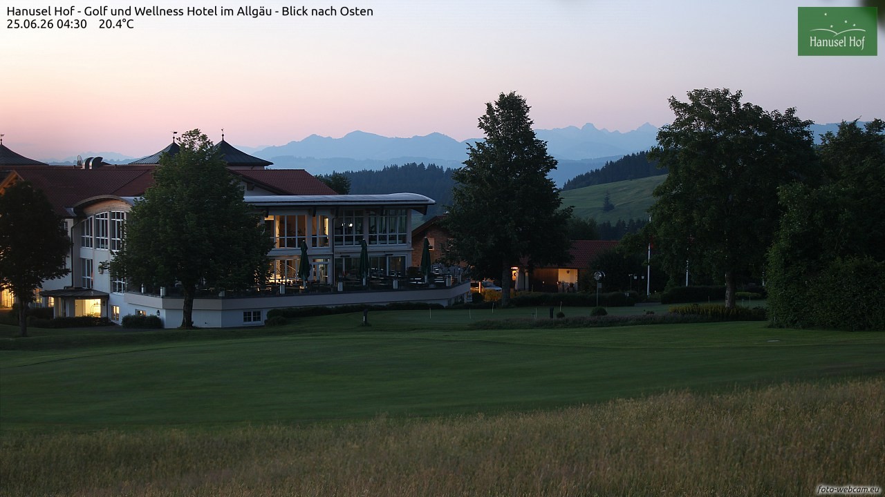 Archiv Foto Webcam Hanusel Hof - Golf und Wellness Hotel - Allgäu