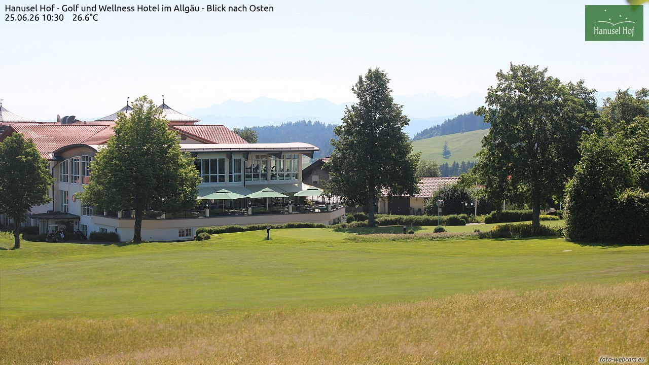 Archiv Foto Webcam Hanusel Hof - Golf und Wellness Hotel - Allgäu