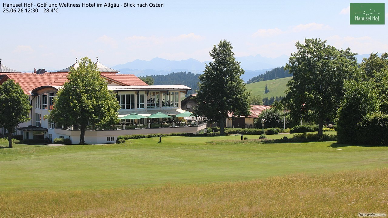 Archiv Foto Webcam Hanusel Hof - Golf und Wellness Hotel - Allgäu