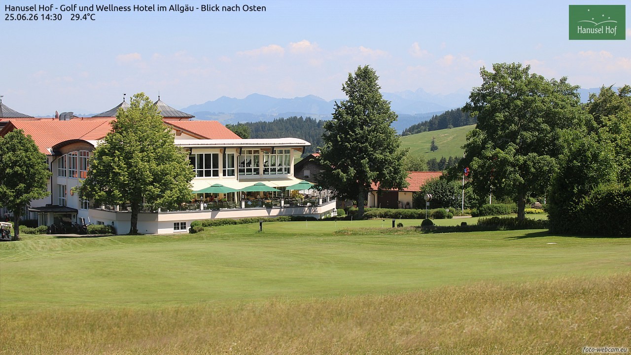 Archiv Foto Webcam Hanusel Hof - Golf und Wellness Hotel - Allgäu