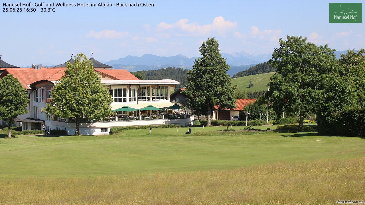 Archiv Foto Webcam Hanusel Hof - Golf und Wellness Hotel - Allgäu