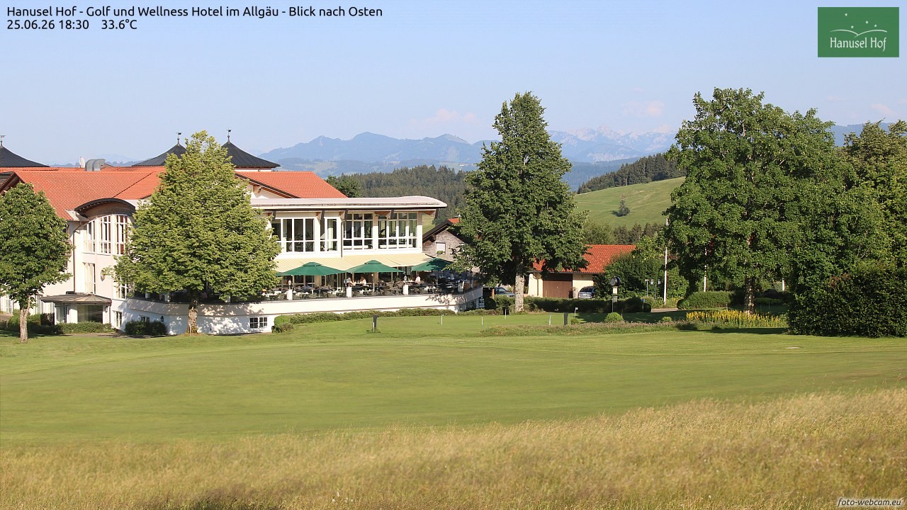 Archiv Foto Webcam Hanusel Hof - Golf und Wellness Hotel - Allgäu