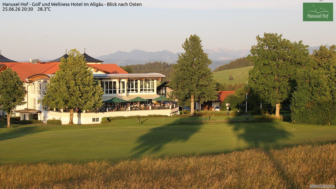 Archiv Foto Webcam Hanusel Hof - Golf und Wellness Hotel - Allgäu